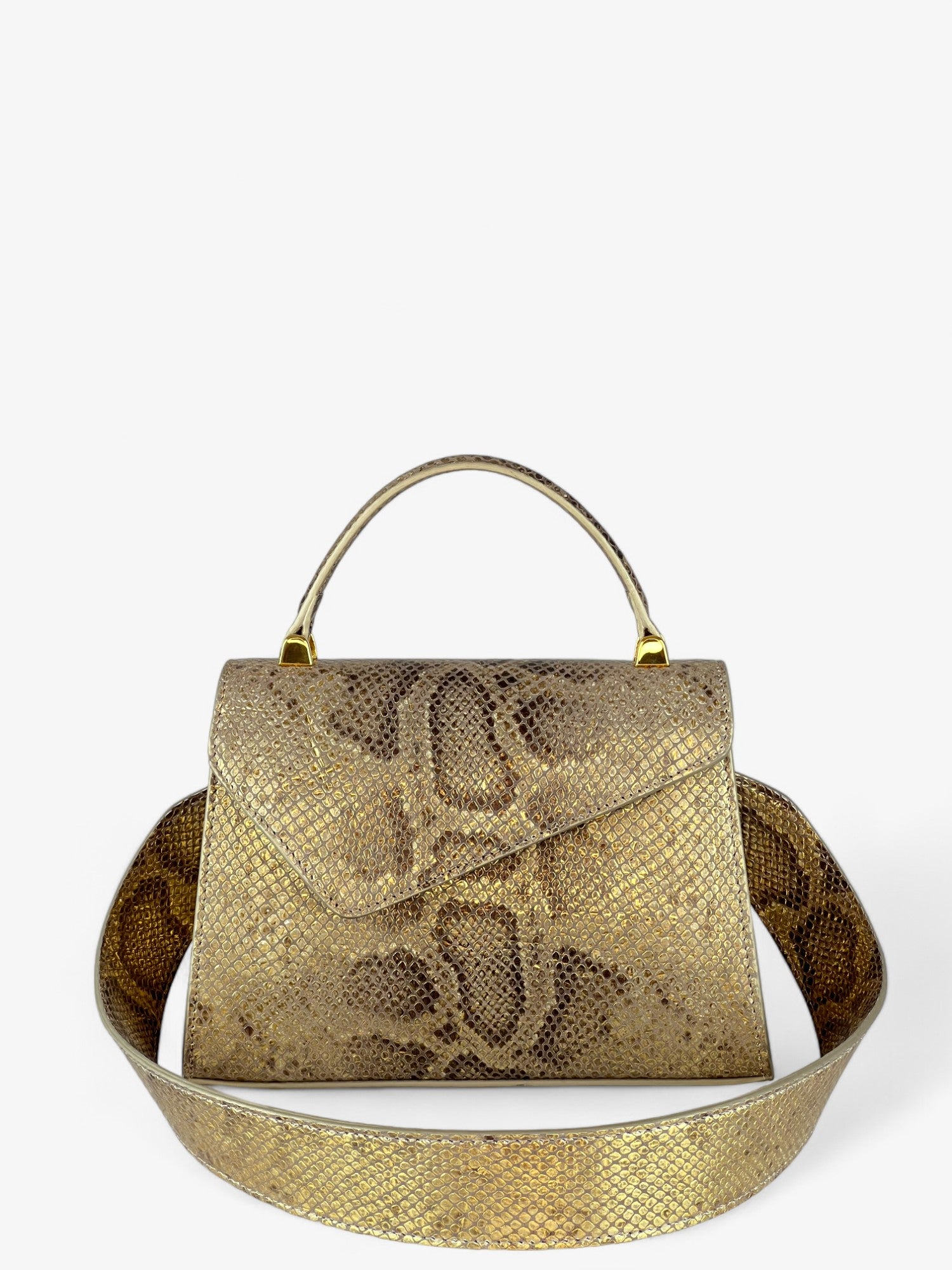 Borsa  Gloria S Snake Brown Limited Edition