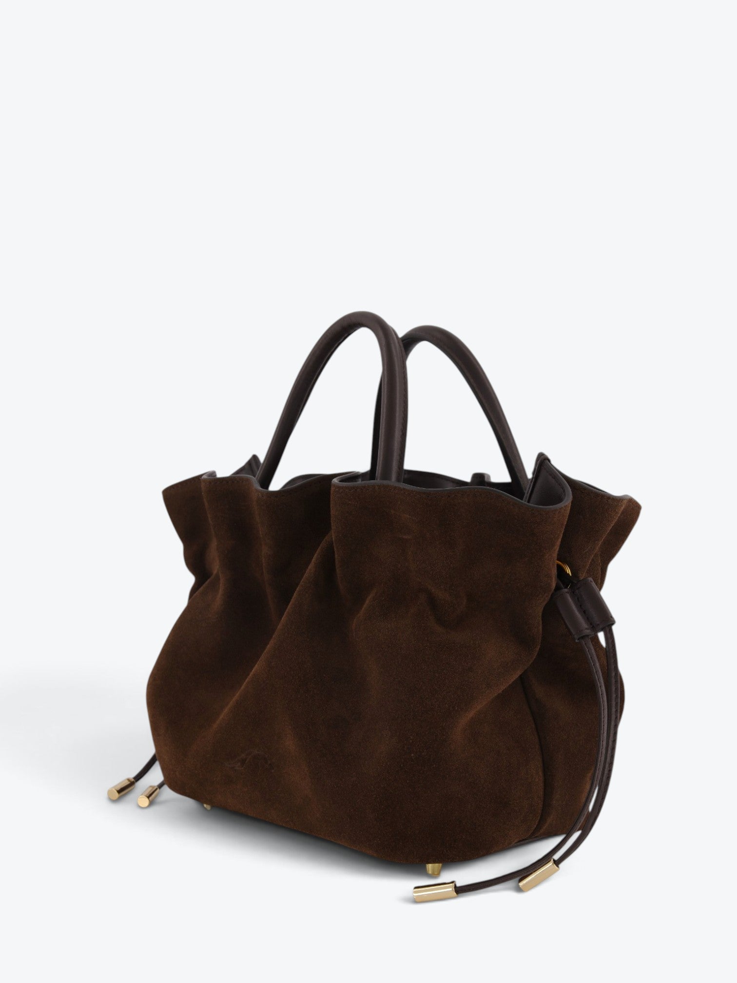 Noor S Velour Ciocolate Bag