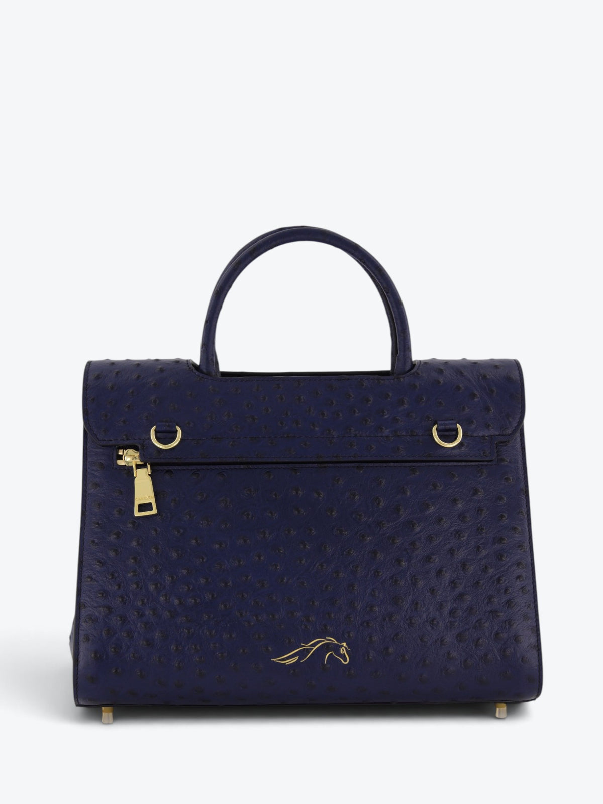 Chanté 29 Ostrich Bleumarin Bag