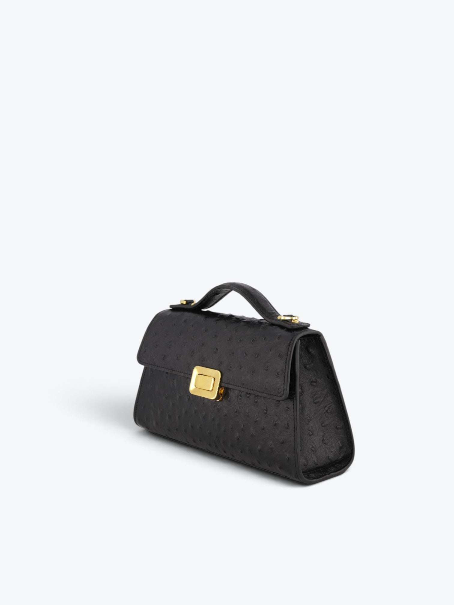 Borsa Theodora S Ostrich Black