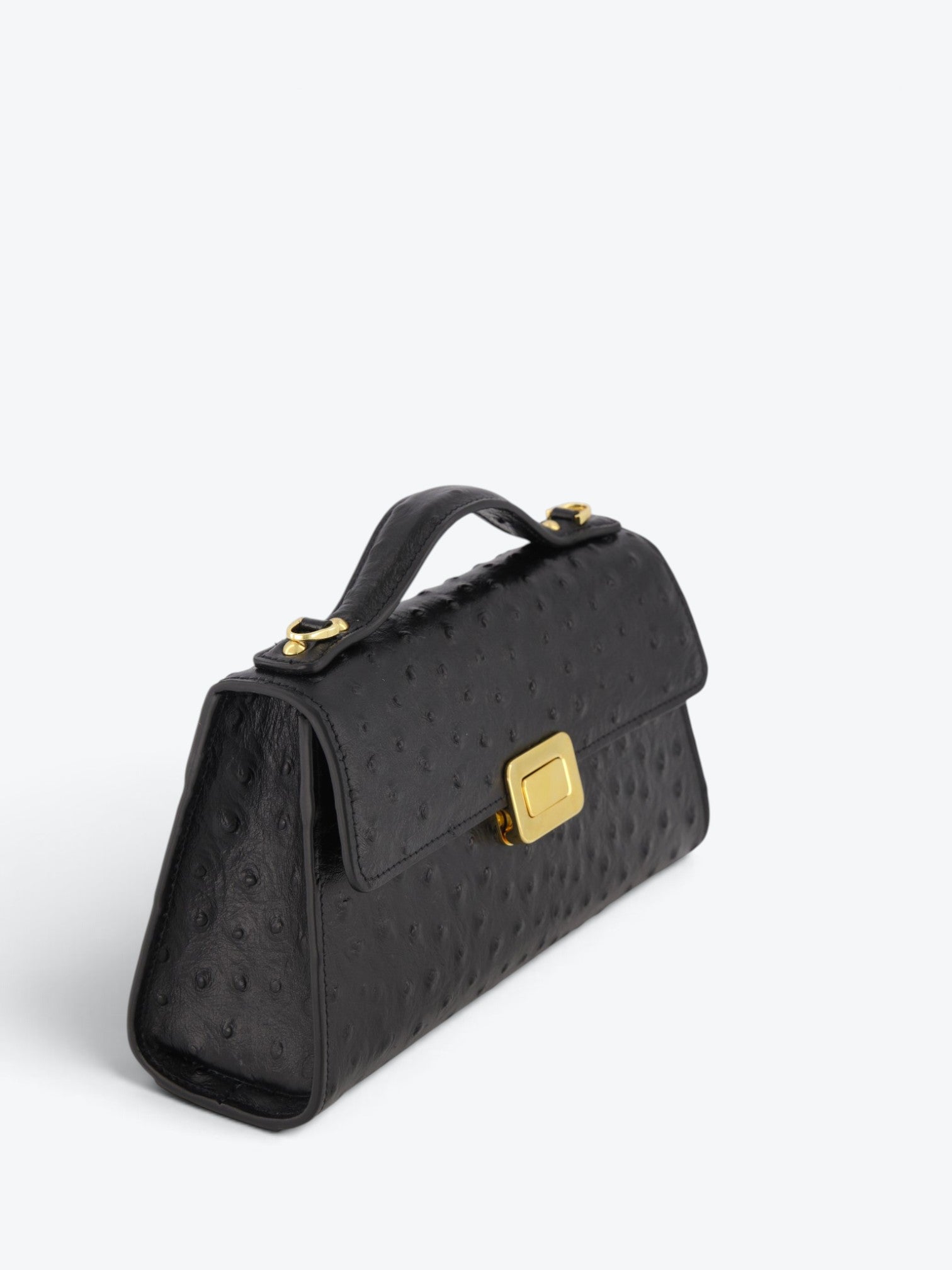 Borsa Theodora S Ostrich Black