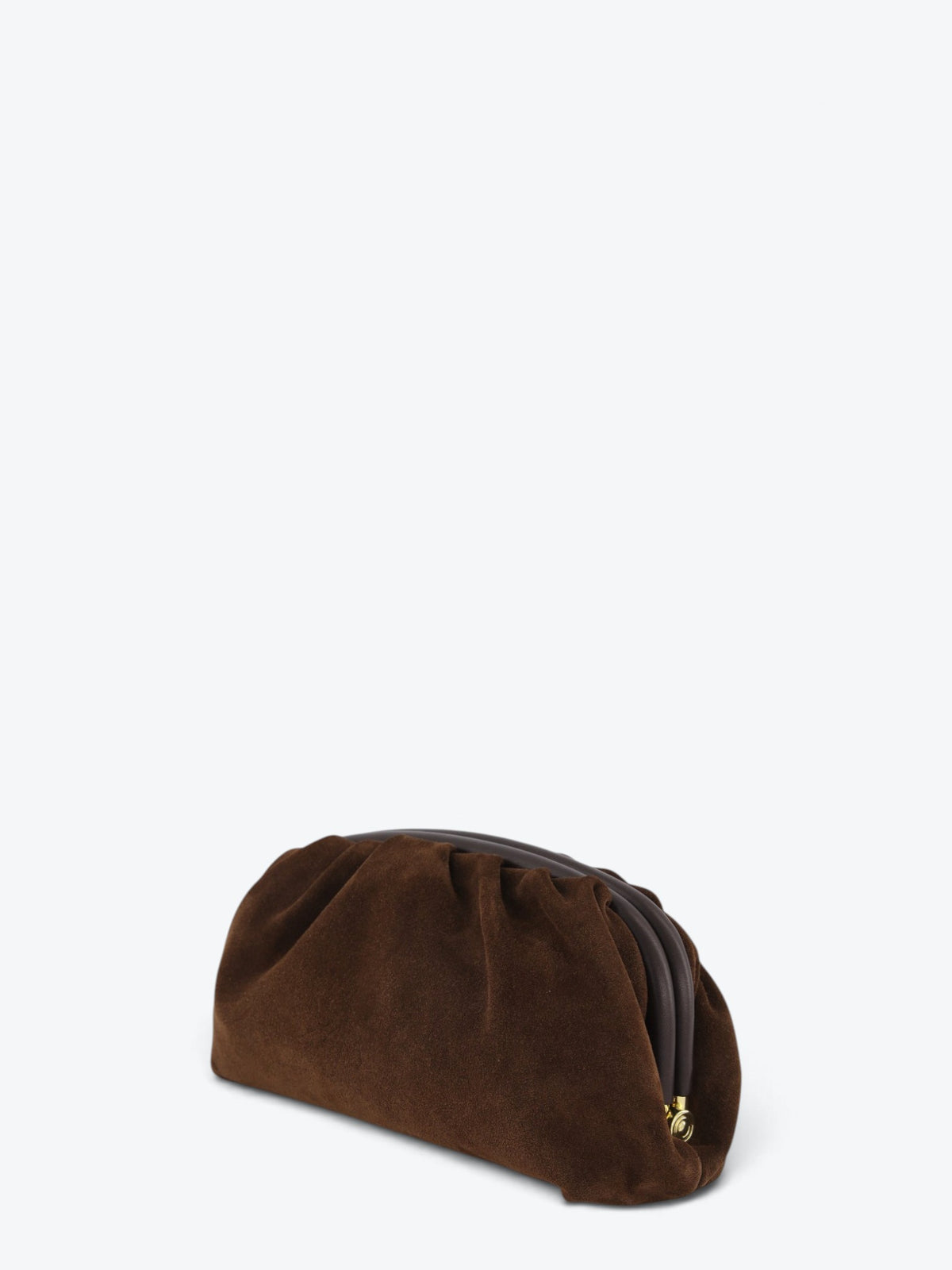 Clutch Eva Ciocolate Velour Small