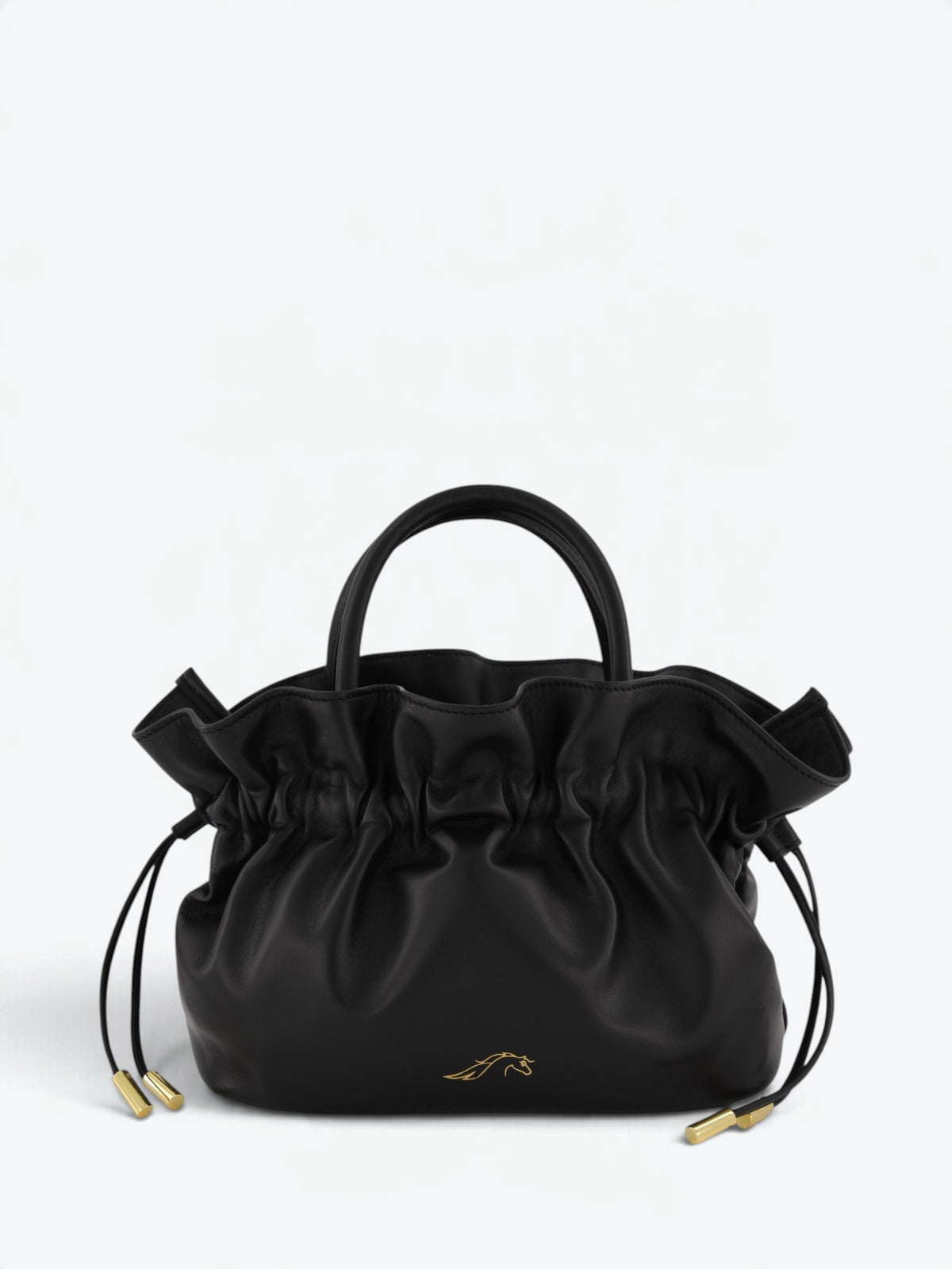 Noor S Black Nappa Bag