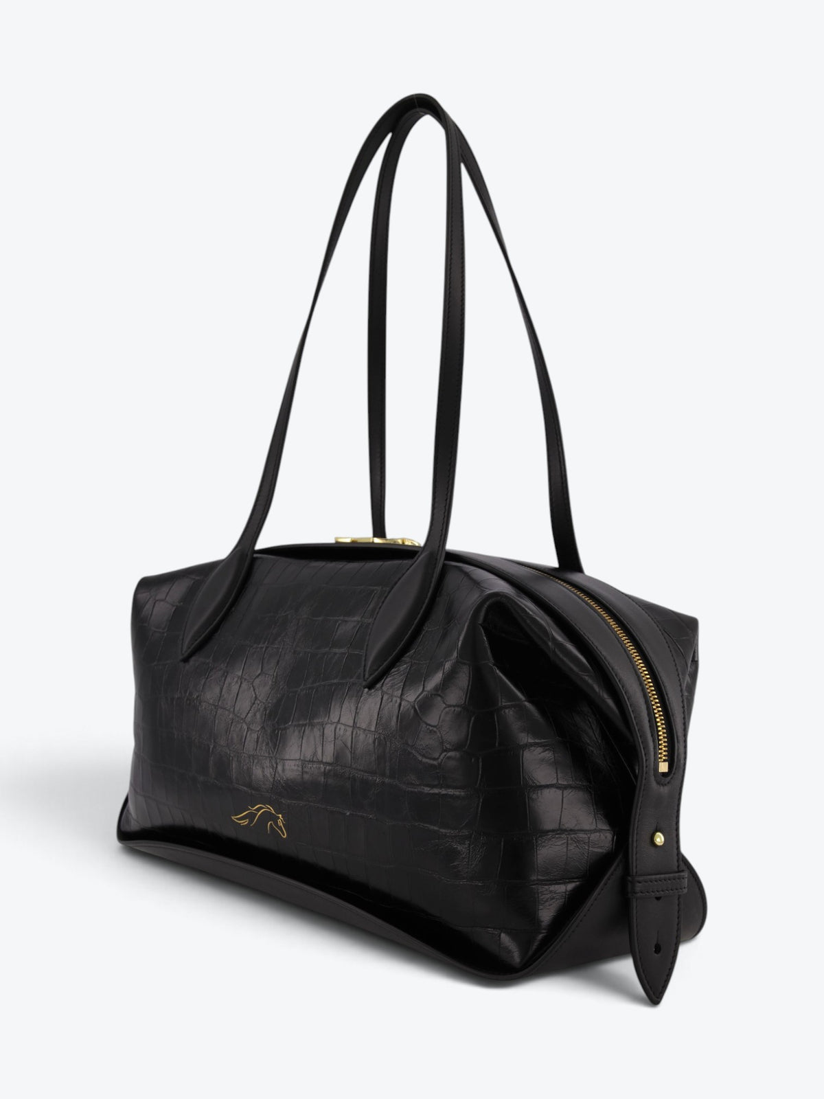 Geantă Row Black Croco