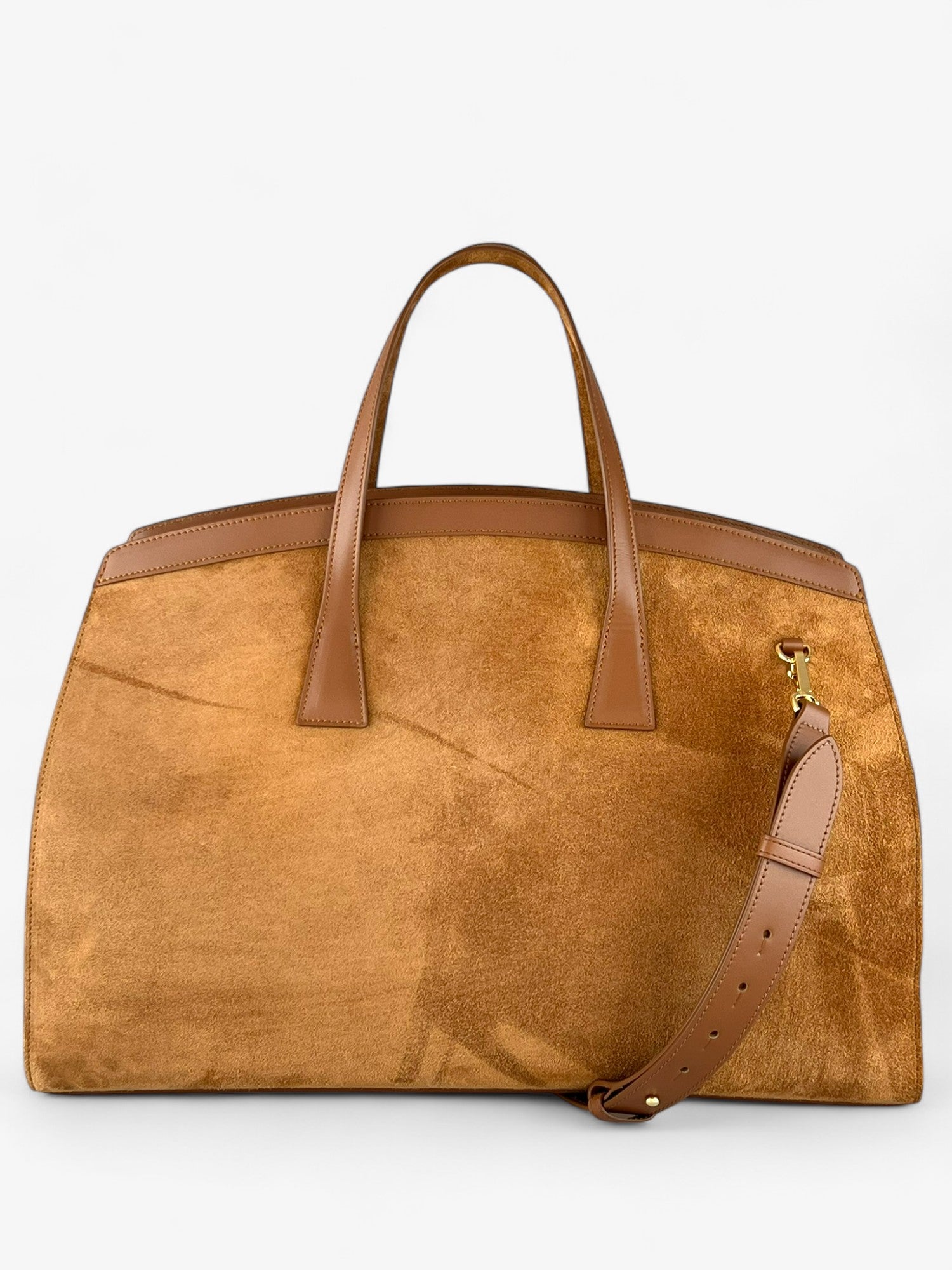 Duffel Velour Cognac Bag