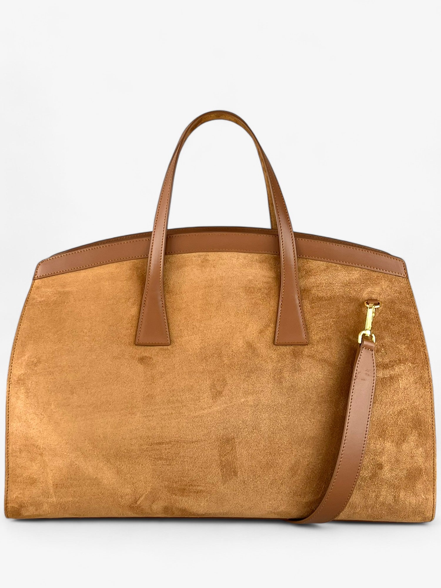 Duffel Velour Cognac Bag