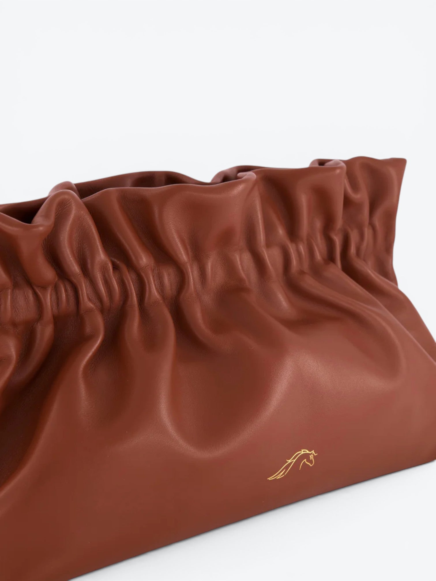Veil M Cognac Clutch