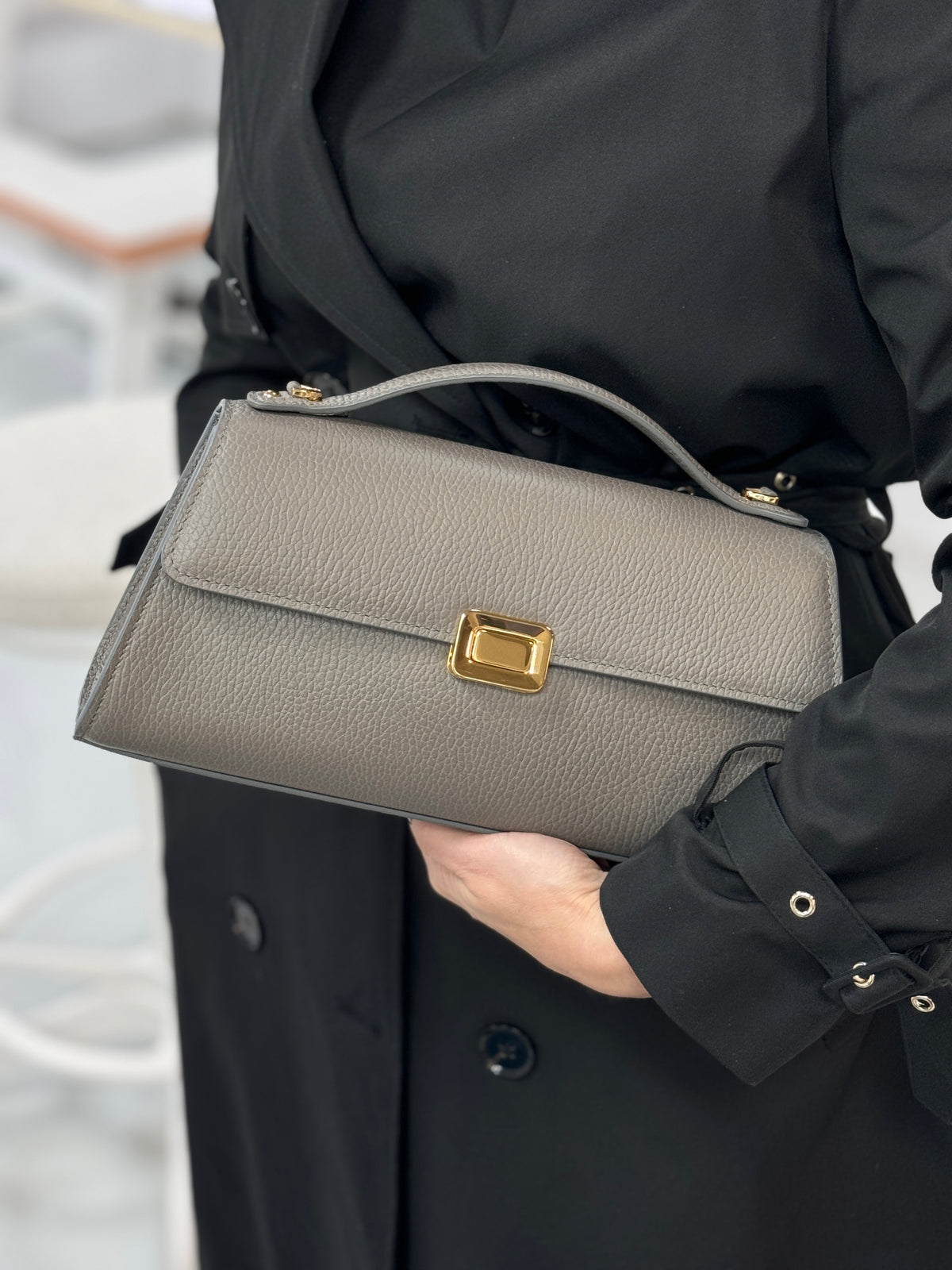 Caresta Bags - Theodora M Dark Grey