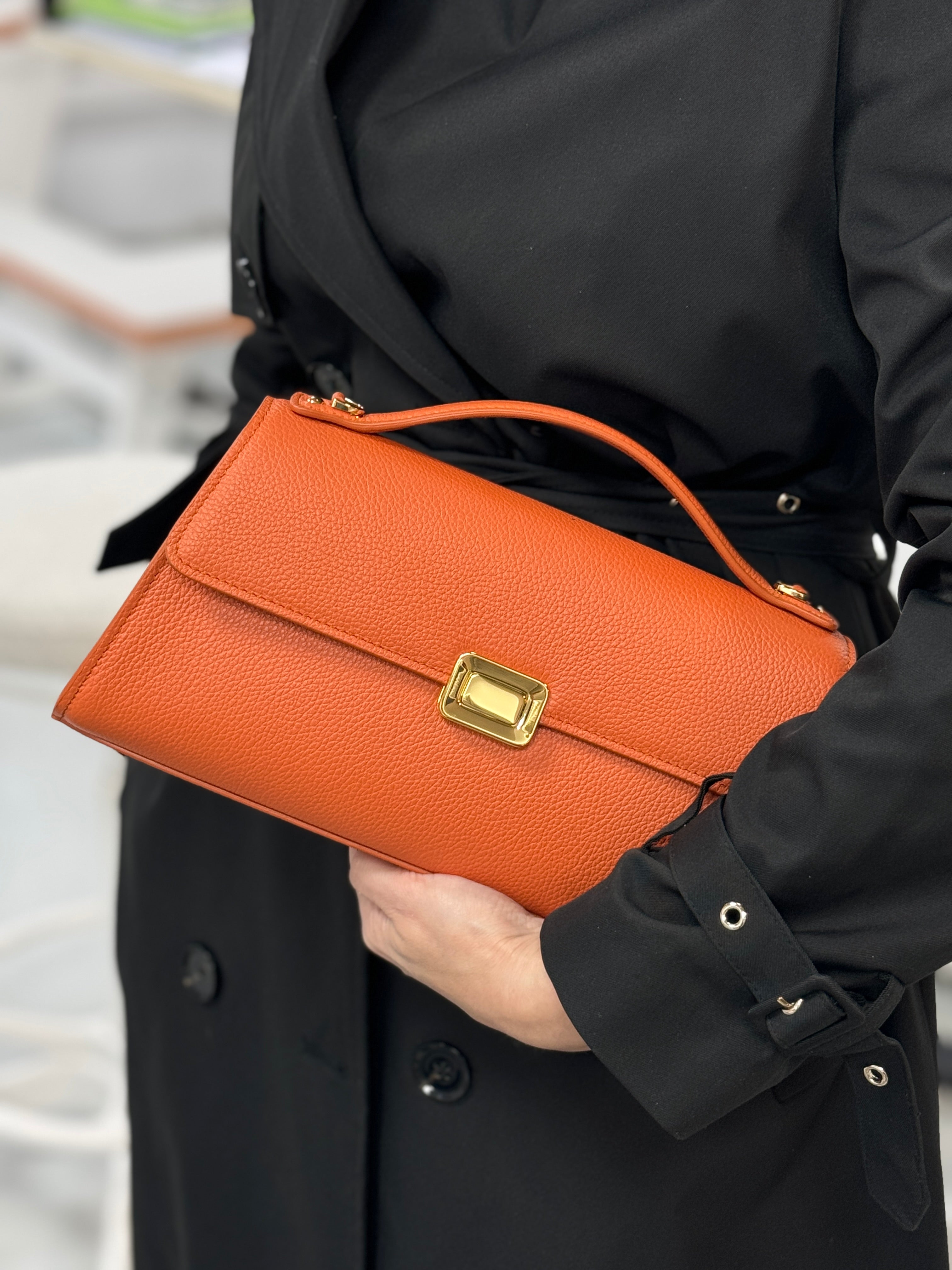 Theodora M Orange Bag